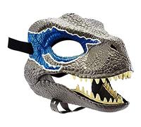 Blue Dinosaur Mask Jurassic World Raptor Dinosaur Accessories Dino Cosplay Props Festival Carnival Gifts