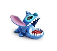 (Blue) Disney Lilo & Stitch Party Tricky Toy Stitch Model Funny Mouth Bite Toys
