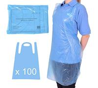 Blue Disposable Aprons - 100 Pack