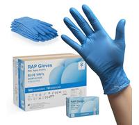 Blue Disposable Vinyl Gloves Small Size Pack of 2000 Bulk Disposable Gloves for Laboratory, Food Service, Industrial Workshop & Sanitation Applications