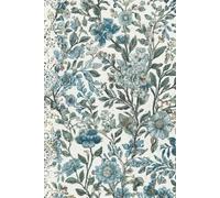 Blue Ditsy Floral Notebook: 100 Lined Pages, 6x9 inch, Aesthetic Small Flower Pattern Journal for Writing (Ditsy Floral Notebook Collection)