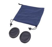 Blue Dog Ear Muffs, Noise Canceling Ear Wraps for Dogs and Cats with Adjustable Band for Thunder, Fireworks, Motorbikes (L)