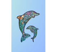 Blue Dolphin Art Sea life Notebook | Sea Facts, Jokes and Puns on Every Page | 150 Lined Pages with Flip book Animation | Perfect for Kids, Teens, and Marine Life Enthusiasts |