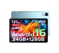 (BLUE) DOOGEE U12 Android 16 Tablet, 12 Inch Tablet, FHD+(2000x1200) 90Hz Large Screen Gaming Tablets, 24GB+128GB (2TB), Gemini AI Octa-Core, 9000mAh