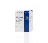 Blue Dot Advapore Non Woven Self Adhesive Wound Dressing 50-Piece Set, 6 cm x 7 cm Size (Packaging May Vary)