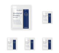 Blue Dot Assorted Washproof Plasters 10-Piece (Pack of 5)