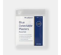 Blue Dot Blue Detectable Assorted Plasters (Bag 20)