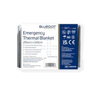 Blue Dot Emergency Thermal Blanket 204cm x 140cm (Each)