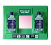 Blue Dot Eye Wash Station 2 Bottles of 500 ml, Green