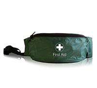Blue Dot First-Aid Bum Bag, Dark Green