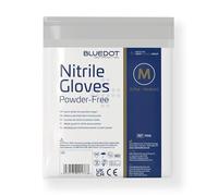 Blue Dot Medium Powder Free Nitrile Gloves (1 Pair)