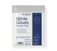 Blue Dot Nitrile Gloves Extra Large 1 Pair - Non-Sterile, Powder-Free for Medical & General Use