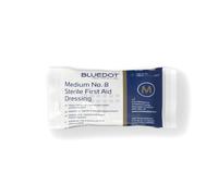 Blue Dot No. 8 Sterile Flow Wrapped Dressing Pad, Medium
