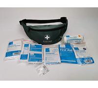 Blue Dot One Person Travel Kit in Green Bum Bag