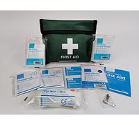 Blue Dot One Person Travel Kit in Green Velcro Pouch