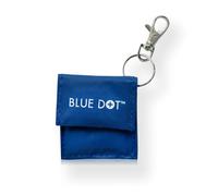 Blue Dot Plastic Medical Resusciade Face Shield with Mouthpiece