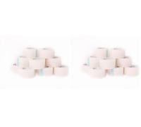 Blue Dot Polyethylene Surgical Tape, 5 Meter Length x 7.5 cm Width, Transparent (Pack of 2)