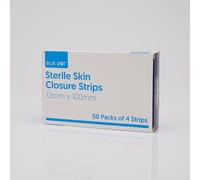 Blue Dot Skin Closures 100mm x 12mm (Box 50 X 4)