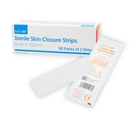 Blue Dot Skin Closures 102mm x 6mm (Box 50 X 2)