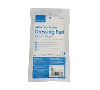 Blue Dot Sterile Absorbent Dressing Pad, Size 20 x 40 cm, 16 Piece Pack