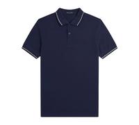 Blue Double Stripe Polo Shirt - male - Fred Perry - Polo Shirts - Blue - S - Tops S
