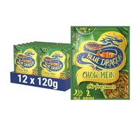 Blue Dragon Chow Mein Stir Fry Sauce Sachets Pack of 12 (12 x 120g) - Mild Spice - Vegan, No Artificial Flavours or Preservatives - Quick and Easy to Cook - Chow Mein Stir Fry Cooking Sauce