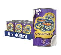 Blue Dragon Coconut Milk 400ml | 6 pack | Rich & Creamy | Stir Into Curries, Soups & Sauces | Suitable For Vegans