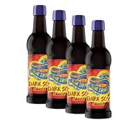 Blue Dragon Dark Soy Sauce 375ml | Authentic Flavour | Perfect for Marinades (Pack of 4)