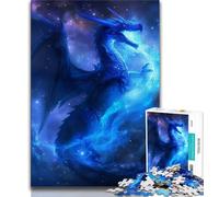 Blue Dragon Jigsaw Puzzles for Teenagers 1000 Piece Puzzle,Decompressing Intellectual Educational Toy Secret Santa Gifts (75x50cm)