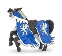 Blue Dragon King Horse Figurine