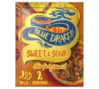 Blue Dragon Sweet & Sour Stir Fry Sauce 120g | Mild Spice | Serves 2 | Authentic Chinese Style Stir Fry Cooking Sauce