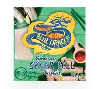 Blue Dragon Vietnamese Spring Roll Wrappers 134g | 15 Sheets | Suitable For Fresh, Steamed Or Deep Fried Spring Rolls