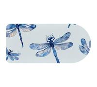Blue Dragonflies Seamless Mouse Pad Gaming, 29.1 x13.8 inch Long Computer Keyboard Mouse Mat Non-Slip Base, Large Desk Pad for Gamer Office Home
