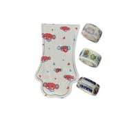 Blue Dream Island 20PCS Disposable Dog Shoes with 3PCS Bandage,Waterproof Dog Injured Paws Anti-Licking Protectors Covers Pet Outdoor Walking Anti-Dirty Boots Socks_L(Red)