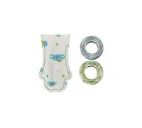 Blue Dream Island 20PCS Disposable Dog Shoes with 3PCS Bandage,Waterproof Dog Injured Paws Anti-Licking Protectors Covers Pet Outdoor Walking Anti-Dirty Boots Socks_S(Green)