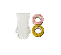 Blue Dream Island 20PCS Disposable Dog Shoes with 3PCS Bandage,Waterproof Dog Injured Paws Anti-Licking Protectors Covers Pet Outdoor Walking Anti-Dirty Boots Socks_S(White)