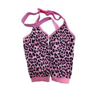 Blue Dream Island Dog Front Leg Braces Recovery Sleeve,Dog Elbow Joint Protector Cover Pet Knee Brace for Small Medium Large Dogs Prevent Licking Wound_2XL(Pink Leopard)