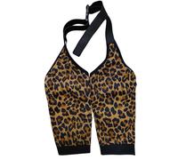 Blue Dream Island Dog Front Leg Braces Recovery Sleeve,Dog Elbow Joint Protector Cover Pet Knee Brace for Small Medium Large Dogs Prevent Licking Wound_3XL(Brown Leopard)