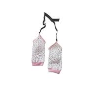 Blue Dream Island Dog Front Leg Braces Recovery Sleeve, Pet Knee Brace Wounds Protector for Medium Large Dog_L(Pink Flower)