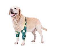 Blue Dream Island Dog Front Leg Braces Recovery Sleeve, Pet Knee Brace Wounds Protector for Medium Large Dog_L(Owl)