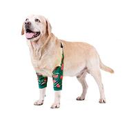 Blue Dream Island Dog Front Leg Braces Recovery Sleeve, Pet Knee Brace Wounds Protector for Medium Large Dog_5XL(Cherry)