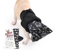 Blue Dream Island Dog Poop Pants with 50pcs Dog Poop Bags,Adjustable Reusable Dog Sanitary Pants Pet Physiological Underwear Diaper Poop Collection Trousers for Incontinence Elderly Disability Dogs_S