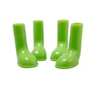 Blue Dream Island Dog Rain Shoes, Waterproof Anti-Slip Dog High-Elastic Rubber Long Boots for Rain Snow Mud Puddles Weather, Pet Walks Hiking Paw Protection Cove for Small Medium Large Dogs_M(Green)