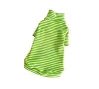 Blue Dream Island Hairless Cat Fleece Striped Pullover Pyjamas_L(Green)