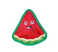 Blue Dream Island No Stuffing Dog Squeaky Crinkle Toys,Funny Dog Double Voice Food Shaped Puppy Chew Interaction Boredom Toys for Small Medium Dogs_Watermelon