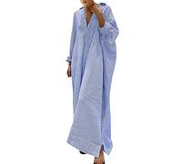 Blue Dresses for Women UK Long Sleeve Dress Womens Summer Clothes Ladies Summer Clothes Womens Dresses Size 12 Linen Dresses Blue Bridesmaid Dresses