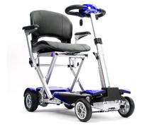 (BLUE) Drive Devilbiss Elite Auto Folding Electric Mobility Scooter/LED Full Suspension