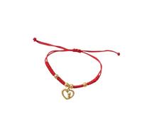 Blue Drop 2025 New Year of Snake Bracelet Braided Rope Red String Lucky Chinese Zodiac Animal Adjustable Bracelet New Year Feng Shui Snake Charm Jewelry for Women Men, IN, Nickel, no gemstone