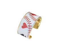 Blue Drop Baseball Bracelet Football Basketball Tennis Cross Bow Leopard Print NFC Cuff Bangle Bracelet Game Day Sport Lover Jewelry Religious Inspirational Faith Gift, IN, no gemstone