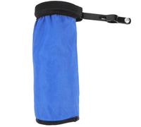 Blue Drumstick Storage Bag with Clamp Strap for Stage Performance | Oxford Cloth, Aluminium Alloy and Stainless Steel Parts, Portable Holder for Drum Rod Setup, Protects Sticks